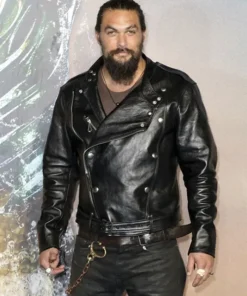 Jason Momoa Aquaman Premiere Leather Jacket