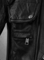 Jensen Ackles Supernatural Black Leather Jacket