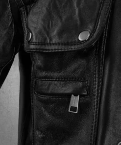 Jensen Ackles Supernatural Black Leather Jacket