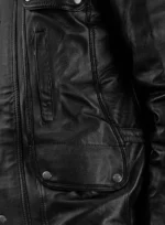 Jensen Ackles Supernatural Black Leather Jacket