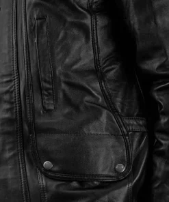 Jensen Ackles Supernatural Black Leather Jacket