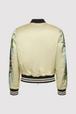 John Legend Embellished Bird Print Bomber Jacket