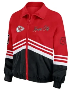 Taylor Swift Chiefs Red and Black Windbreaker Jacket
