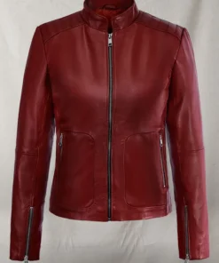 Kaya Scodelario Resident Evil Leather Jacket