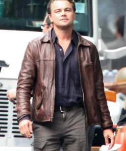 Leonardo DiCaprio Inception Leather Jacket
