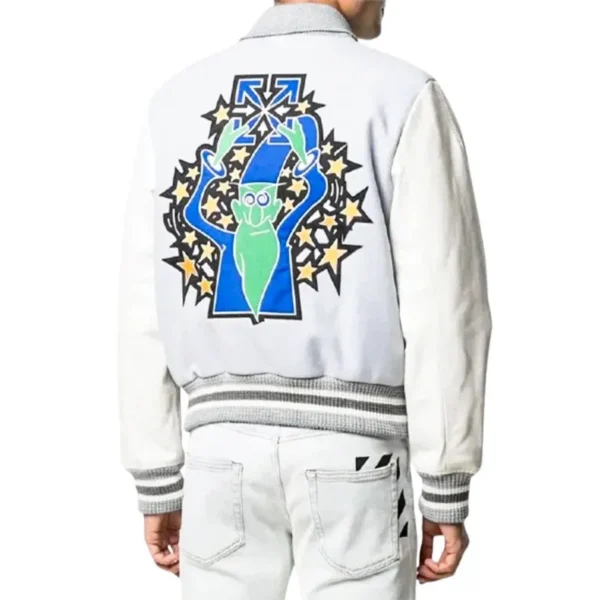 Lil Durk off-White Varsity Jacket