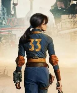 Lucy Fallout Vault 33 Leather Jacket