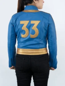 Lucy Fallout Vault 33 Leather Jacket