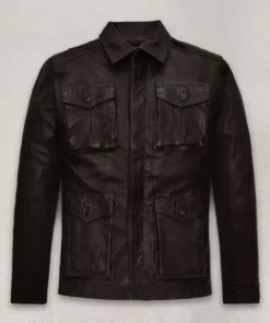 Mens Ross Ackles Supernatural S07 Leather Jacket
