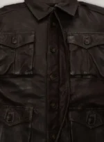 Mens Ross Ackles Supernatural S07 Leather Jacket
