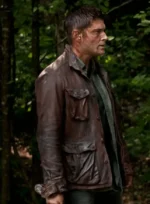 Mens Ross Ackles Supernatural S07 Leather Jacket