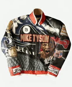 Iron Mike Tyson Leather Jacket
