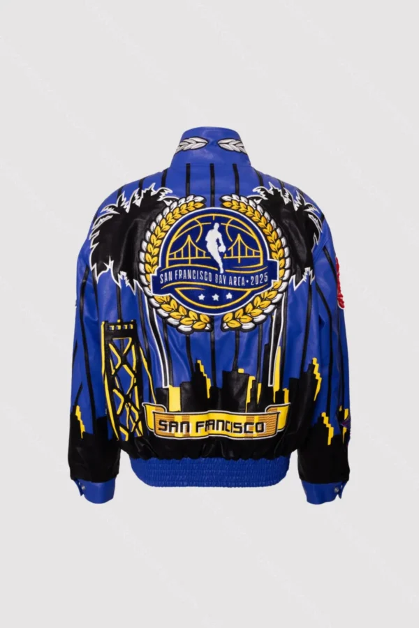 NBA All-Star 2025 San Francisco Bay Area Leather Jacket