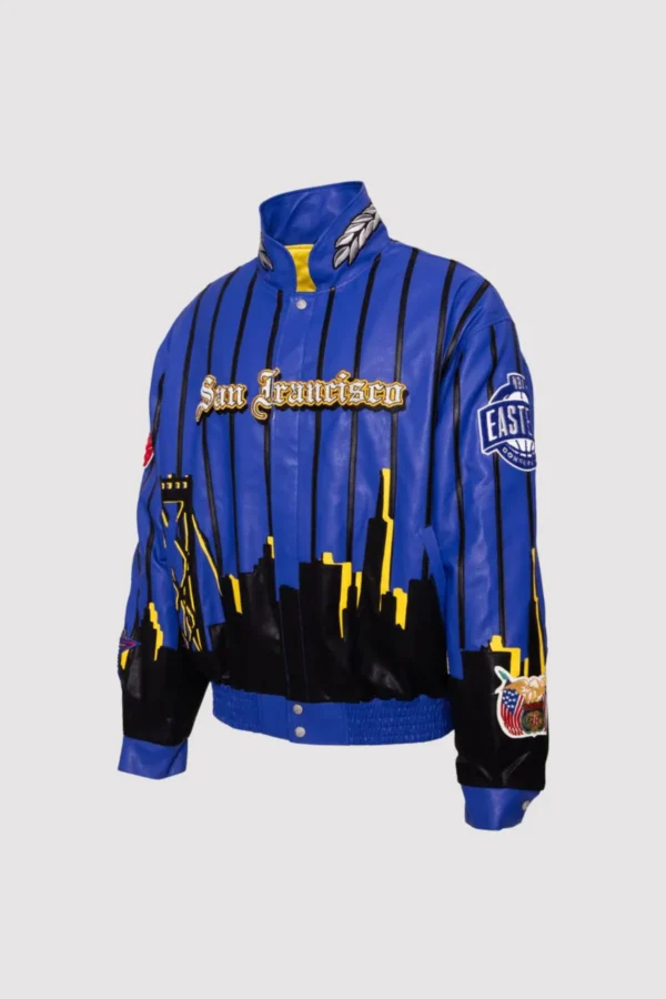 NBA All-Star 2025 San Francisco Bay Area Leather Jacket