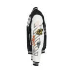 Off-White Black and White Varsity Jacket