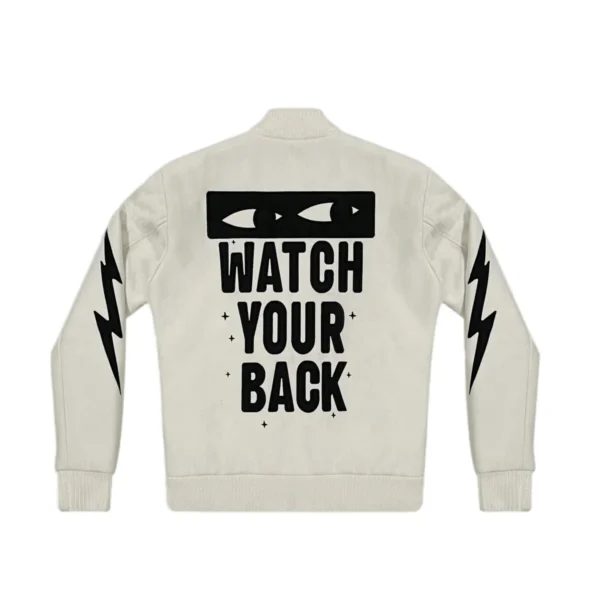 Protect Your Inner G Gang White Varsity Jacket