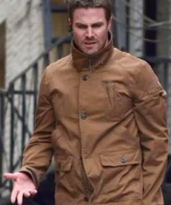 Stephen Amell Arrow Leather Jacket