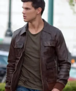Taylor Lautner Abduction Leather Jacket