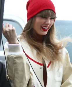 Taylor Swift Blank Canvas Project X Kilo Kish Bouclé Varsity Jacket