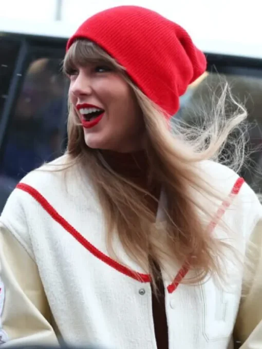 Taylor Swift Blank Canvas Project X Kilo Kish Bouclé Varsity Jacket