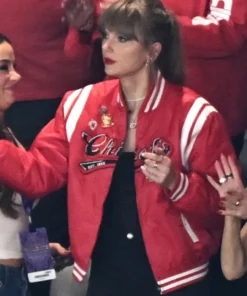 Taylor Swift Chiefs Erin Andrews Bomber Jacket