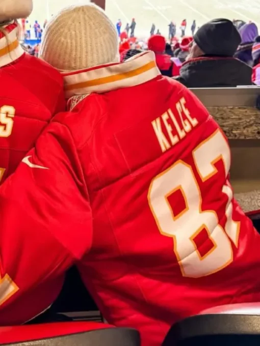 Taylor Swift Kelce 87 Chiefs Puffer Jacket