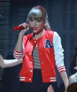 Taylor Swift Red Letterman Varsity Jacket