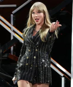 Taylor Swift The Eras Tour Black Sequin Blazer