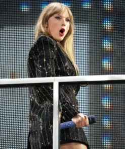 Taylor Swift The Eras Tour Black Sequin Blazer