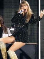 Taylor Swift The Eras Tour Black Sequin Blazer