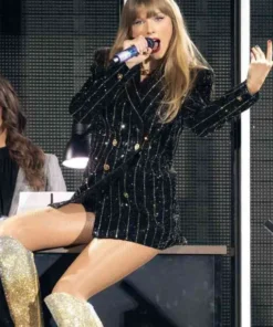 Taylor Swift The Eras Tour Black Sequin Blazer