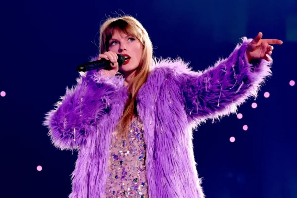 Taylor Swift The Eras Tour Purple Fur Coat
