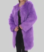 Taylor Swift The Eras Tour Purple Fur Coat