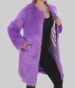 Taylor Swift The Eras Tour Purple Fur Coat