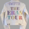 Taylor Swift The Eras Tour Swiftie White Denim Jacket