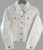 Taylor Swift The Eras Tour Swiftie White Denim Jacket