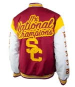 USC Trojans Cardinal 11x National Champions Varsity Jacket