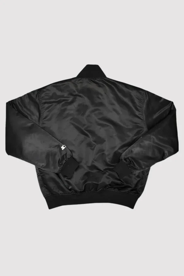 80’s Detroit Pistons Black Satin Varsity Jacket