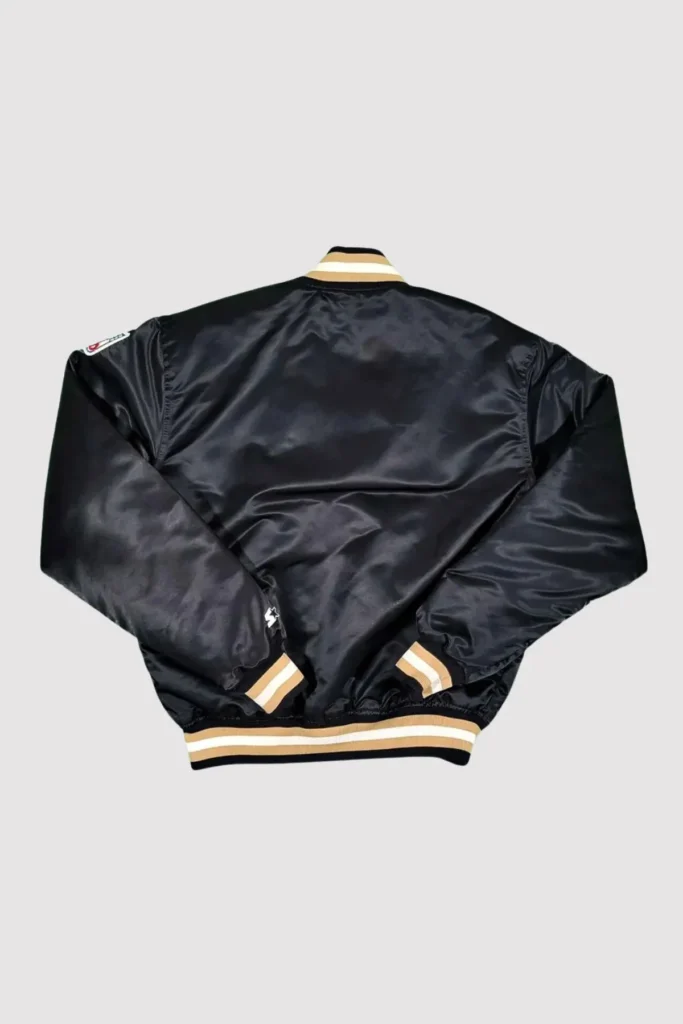 80’s New Orleans Saints Black Satin Varsity Jacket