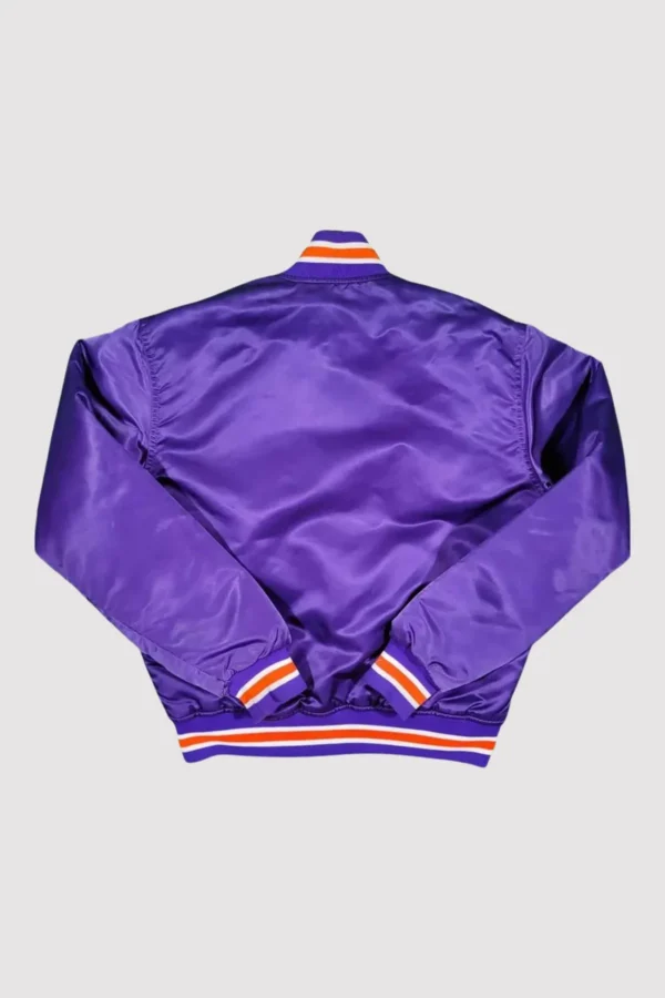 80’s Phoenix Suns Purple Satin Varsity Jacket