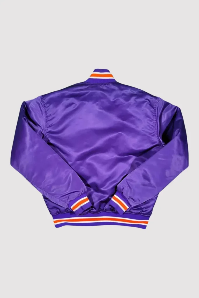 80’s Phoenix Suns Purple Satin Varsity Jacket