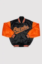 90’s Baltimore Orioles Satin Varsity Jacket