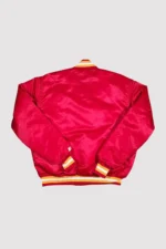 90’s Houston Rockets Red Satin Varsity Jacket