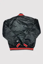 90’s Miami Heat Black Satin Varsity Jacket