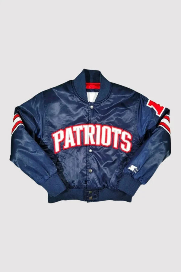90’s New England Patriots Satin Jacket