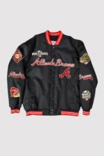 Atlanta Braves 2021 World Series Champions Black Varsity Jacket