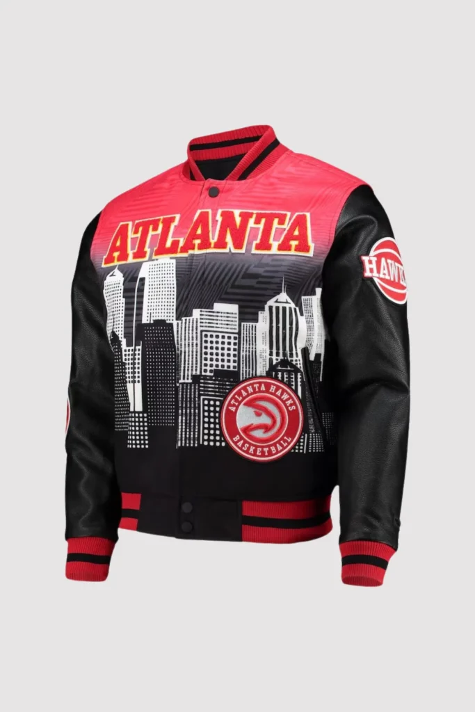 Atlanta Hawks Pro Standard Team Remix Varsity Jacket