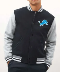 Beverly Hills Cop 4 Eddie Murphy Detroit Lions Varsity Jacket
