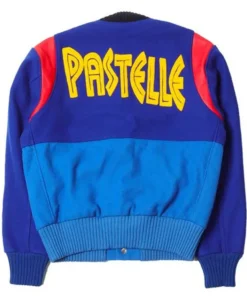 Kanye West Pastelle Blue Varsity Jacket