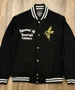 Muhammad Ali Sting Like a Bee Varsity Jacket